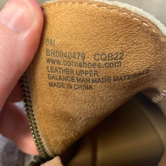 Born Kati Suede Short Booties, Size 8 - Picture 6 of 8